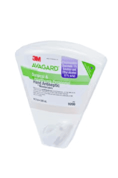 3M Avagard (Chlorhexidine Gluconate 1% Solution and Ethyl Alcohol 61% w/w) Surgical and Healthcare Personnel Hand Antiseptic with Moisturizers 9200 Image