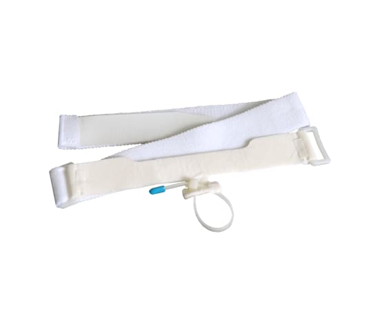 Tube Holder, Endotracheal, StabilTube, Pre-Cut, Hypoallergenic, Velcro Neck Band, White Image