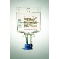 Baxter #2B0042, 0.9% Sodium Chloride Injection, USP, 50 mL MINI-BAG Plus Container. Quad Pack, 80/CS Image