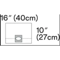 3M #1022, Steri-Drape Refractive/Opthalm 15"x10" 80/CS Image