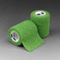3M #1583G, BANDAGE, SELF ADHRNT, COBAN, 3" X 5YD, GREEN, 24 RL/CS Image