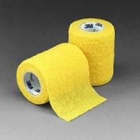 3M #1583Y, BANDAGE, SELF ADHRNT, COBAN, 3"X 5YD, YELLOW, 24 RL/CS Image