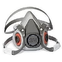 3M #6AD97, Mask Respirator 3M 6200 Series Half Size-M Ea Image