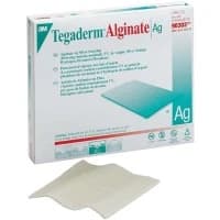 3M #90303, DRESSING, ALGINATE AG SILVER, TEGADERM, 4X5, 10/BX Image