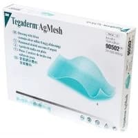 3M #90502, DRESSING, TEGADERM, AG MESH, SILVER, 4", EACH Image