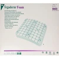 3M #90603, DRESSING TEGADERM FOAM 8X8 5/BX 6BX/CA Image