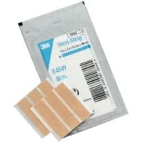 3M #E4549, STRIP, CLOSURE, SKIN, ELASTIC, 1/2"X2", 200 PK/CS, 4 BX/CS Image