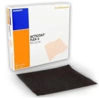 Smith & Nephew #66800399, Acticoat Flex 3 10cm x 10cm, 12 Per/Bx Image
