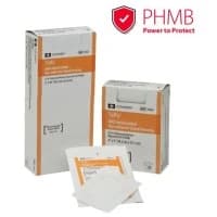 Alba Healthcare #7666, Telfa AMD Antimicrobial Non-adherent Island Dressing, 4 in. x 8 in., 24 rl/cs Image