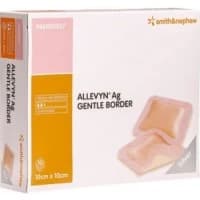 Smith & Nephew #66800437, ALLEVYN AG GENTLE BORDER 10X10CM Image