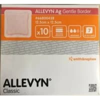 Smith & Nephew #66800438, ALLEVYN AG GENTLE BORDER 12,5X12,5CM Image