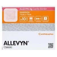 Smith & Nephew #66800436, ALLEVYN AG GENTLE BORDER 7,5X 7,5CM Image