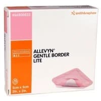Smith & Nephew #66800833, Allevyn Gentle Border Lite 5cm x 5cm Image