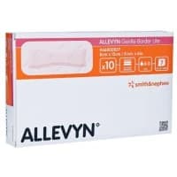 Smith & Nephew #66800837, Allevyn Gentle Border Lite 8cm x 15cm Image