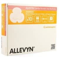 Smith & Nephew #66801041, ALLEVYN GENTLE BORDER LITE MULTISITE  8X8,4CM Image