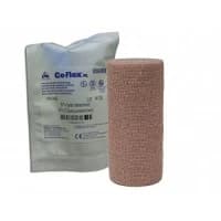 Andover #5600S, BANDAGE, COFLEX, STERILE, 6"X5 YD, TAN, LF, 12 RL/CS Image