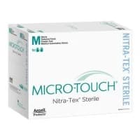 Ansell Perry #ANS-6034512, Ansell Micro-Touch Nitrfree Pf Nitrile Exam Gloves Pink Medium 100/Bx 10Bx/Cs Image