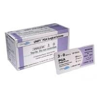 Applied Dental #S-G518R13, Suture PGA Violet P-3 5-0 18" 12/BX Image