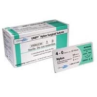 Applied Dental #S-N518R13, Suture Nylon P-13 Black 5-0 18" 12/BX Image