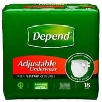 Avkare #35445, DEPEND, ADJUST, UNDERWEAR, SM / MED, 3PKS/18, 54/CS Image