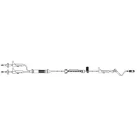 B Braun #363019, Infusomat Space Pump Sets with SAFELINE Needleless IV System and Pre-attached ASV Valve, 24/CS Image