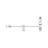 B Braun #474515, Small Bore T-port Extension Set with ULTRASITE Valve, 100/CS Image