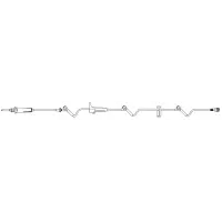 B Braun #NF1251, SAFELINE Needle-Free System, ADDitIV Primary Administration Sets with Backcheck Valve and SAFELINE Split Septum Injection Sites, 50/CS Image