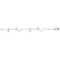 B Braun #NF1370, SAFELINE Needle-Free System, Extension Sets with SAFELINE Split Septum Injection Sites, 50/CS Image