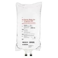 B Braun #R8006, WATER, STERILE, FOR IRRIGATION, USP, 3L BAG, 4/CS Image