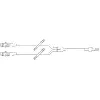 Baxter #2N3376, IV Cath Interlk Ext Set 2Pt Male LL 200/Ca Image