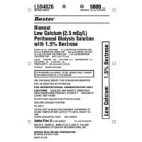 Baxter #L5B4826, SOLTN, 1.5 DEXTR, B26 ONLY, IU HLTH, 2/CS Image