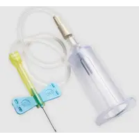 BD  #367296, BD Vacutainer Safety-Lok Blood Collection Sets, Without Luer, 21 gauge 3/4 in, 12 in Tube, 50/BX, 4 BX/CS Image