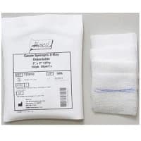 Bioseal #7320/50, SPONGE, GAUZE, X-RAY, 2X2, 12PLY, 10/PK Image