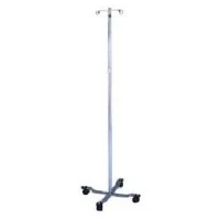 Blickman Health #1305-4P, IV Stand 4-Hook 4-Leg Steel Ea Image