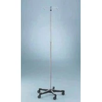Blickman Health #7792MR-C, MR-Safe IV Stand 5 Leg W/ 2Hooks Ea Image