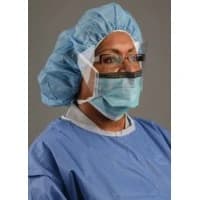 Cardinal Health #AT54635, MASK SURG FOGFREE EYESHLD, 4BX/CS Image