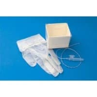 Carefusion #4898T, Tri-Flo Suction Cath-N-Glove Economy Catheter Kit, 12 Fr, Two powder-free vinyl glove, 100/CS Image