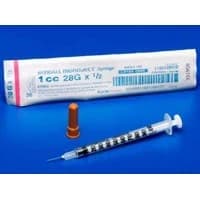Covidien #1180128012, Monoject TB Syringe 1cc 28X1/2 100/Bx Image