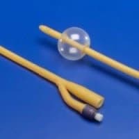 Covidien #3560, Dover Silicone Coated Latex Foley Catheter 5 mL, 2-Way, Retention 16 Fr (5.3 mm), EACH Image