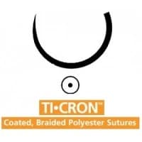 Covidien #8886322256, SUTURE, TICRON, W-B, 2/0, 10X30", Y-5, D / A, 6/BX Image