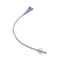 Covidien #8887664245, Dover 100% Silicone Foley Catheter, 5 mL, 3-Way, 24 Fr (8.0 mm), 10/CRT Image