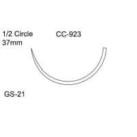 Covidien #CC923, Suture Caprosyn UD GS-21 2-0 36" 36/BX Image