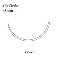 Covidien #CL30MG, SUTURE, POLYSORB 0 18" VIOLET GS-25 DT, 12/BX Image