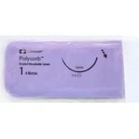 Covidien #CL813, SUTURE, POLYSORB 1 30 VIOLET GS-21 01Q, 36/BX Image