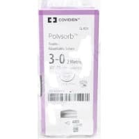 Covidien #CL829, Suture Polysorb Undyed GS-22 3-0 30" 36/BX Image