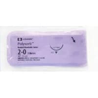 Covidien #CL869, Suture Polysorb Undyed GS-10 2-0 30" 36/BX Image