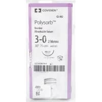 Covidien #CL882, Suture Polysorb Violet GS-22 3/0 30" 36/BX Image