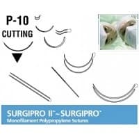 Covidien #CP16M, SUTURE, SURGIPRO, BLUE, 2/0, 18", GS-22, D / T, 12/BX Image