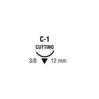 Covidien #G3756K, SUTURE, MILD, CHROMIC, 6-0, 18, UD, HE-7, 12/BX Image