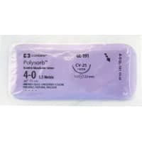 Covidien #GL191, Suture Polysorb Undyed CV-25 4-0 30" 36/BX Image